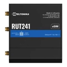 Промисловий стільниковий маршрутизатор Teltonika RUT241 з 4G LTE, Wi-Fi, eSIM Промисловий стільниковий маршрутизатор Teltonika RUT241 з 4G LTE, Wi-Fi, eSIM