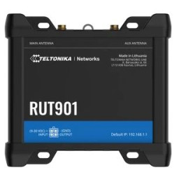 Промисловий стільниковий маршрутизатор Teltonika RUT901 з 4G LTE, Wi-Fi Промисловий стільниковий маршрутизатор Teltonika RUT901 з 4G LTE, Wi-Fi