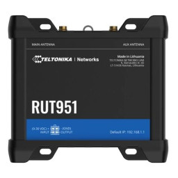 Промисловий стільниковий маршрутизатор Teltonika RUT951 з 4G LTE, Wi-Fi Промисловий стільниковий маршрутизатор Teltonika RUT951 з 4G LTE, Wi-Fi
