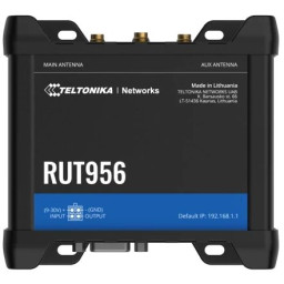 Промисловий стільниковий маршрутизатор Teltonika RUT956 з 4G LTE, Wi-Fi, RS-232, RS-485 Промисловий стільниковий маршрутизатор Teltonika RUT956 з 4G LTE, Wi-Fi, RS-232, RS-485