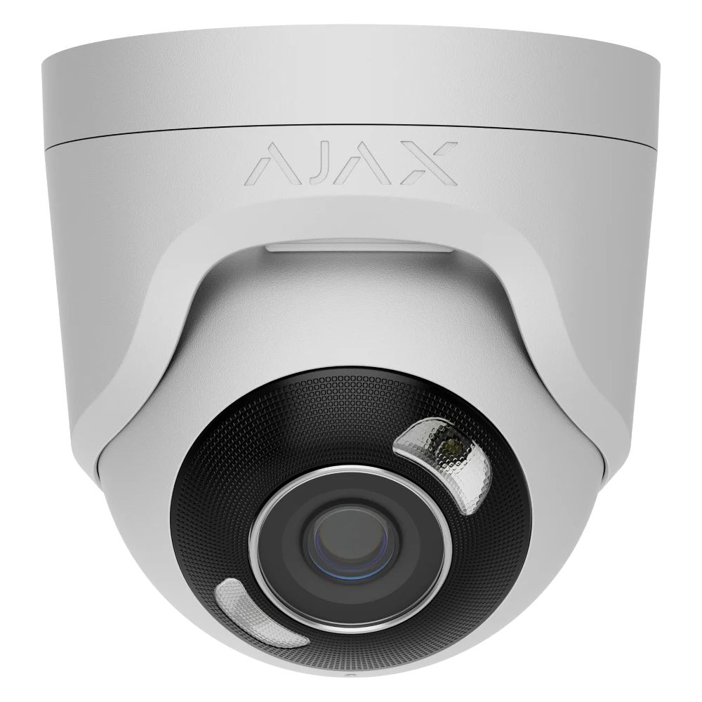 IP відеокамера Ajax TurretCam HL (8 Mp/2.8 mm) white
