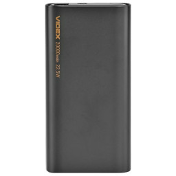 Повербанк VIDEX VPB-320 22.5W Black 20000mAh Повербанк VIDEX VPB-320 22.5W Black 20000mAh