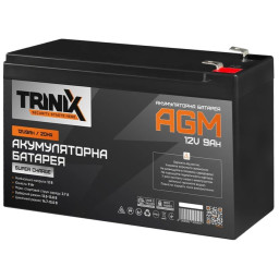 Свинцево-кислотна акумуляторна батарея TRINIX SUPER CHARGE 9А•г 12В Свинцево-кислотна акумуляторна батарея TRINIX SUPER CHARGE 9А•г 12В