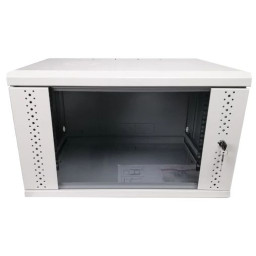 Шафа EServer 6U 600х500х370 скло, сіра