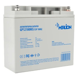 Акумуляторна батарея MERLION AGM GP12180M5 12В 18 А•г Акумуляторна батарея MERLION AGM GP12180M5 12В 18 А•г