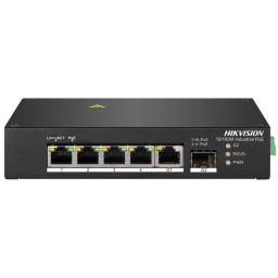Комутатор 4 порти некерований Hikvision DS-3T0306HP без БЖ