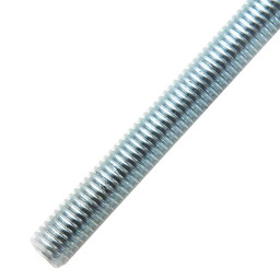 Стержень метричний DIN 975 М6х2000 кл. міц. 4.8 цинк білий Стержень метричний DIN 975 М6х2000 кл. міц. 4.8 цинк білий