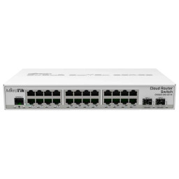 Комутатор 24 порти керований MikroTik 326-24G-2S+IN (CRS326-24G-2S+IN) Комутатор 24 порти керований MikroTik 326-24G-2S+IN (CRS326-24G-2S+IN)