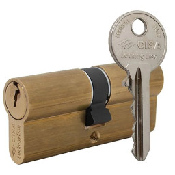 Циліндр латунь матова CISA LL 08010 90 (45*45) Циліндр латунь матова CISA LL 08010 90 (45*45)