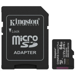 Модуль флеш-пам'яті Kingston MICRO SDXC 64GB UHS-I W/ADAPTER Модуль флеш-пам'яті Kingston MICRO SDXC 64GB UHS-I W/ADAPTER