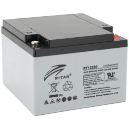 Акумуляторна батарея Ritar RT12260 (12V26AH) Акумуляторна батарея Ritar RT12260 (12V26AH)