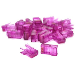 Конектор Ritar RJ-45 8P8C UTP Cat-5 (100 шт/уп.) Q100 Violet Конектор Ritar RJ-45 8P8C UTP Cat-5 (100 шт/уп.) Q100 Violet