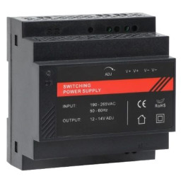 Блок живлення на DIN рейку DR12036-02 12V/3A Блок живлення на DIN рейку DR12036-02 12V/3A