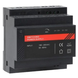 Блок живлення на DIN рейку DR24060-02 24V/2.5A Блок живлення на DIN рейку DR24060-02 24V/2.5A
