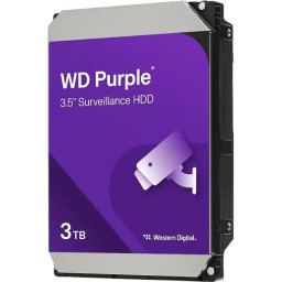 Жорсткий диск Western Digital Purple Surveillance 3TB 5400rpm 128MB (WD34PURZ) Жорсткий диск Western Digital Purple Surveillance 3TB 5400rpm 128MB (WD34PURZ)