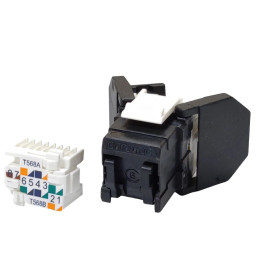 Модуль Keystone UTP RJ45 кат. 6, чорний Corning Модуль Keystone UTP RJ45 кат. 6, чорний Corning