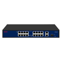 Комутатор 19 портів некерований Hedy HN16H2G1S-200-V1 16+2+1SFP Комутатор 19 портів некерований Hedy HN16H2G1S-200-V1 16+2+1SFP