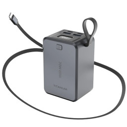 Повербанк TITANUM TPB-WP049 PD70W Grey 20000mAh Повербанк TITANUM TPB-WP049 PD70W Grey 20000mAh