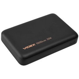 Повербанк VIDEX VPB-331 15W+PD20W Black 10000mAh Повербанк VIDEX VPB-331 15W+PD20W Black 10000mAh
