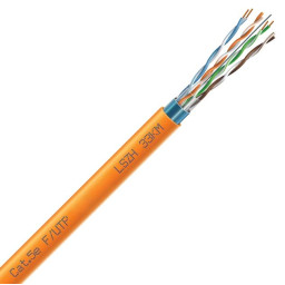 Кабель кручена пара ЗЗКМ (FTP мідь безгалоговий LSZH) Cat. 5e F/UTP LSZH 4х2х24 AWG (7091004) бухта 305м. Кабель кручена пара ЗЗКМ (FTP мідь безгалоговий LSZH) Cat. 5e F/UTP LSZH 4х2х24 AWG (7091004) бухта 305м.