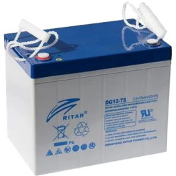 Аккумуляторная батарея RITAR DG12-75 12V 75Ah Аккумуляторная батарея RITAR DG12-75 12V 75Ah