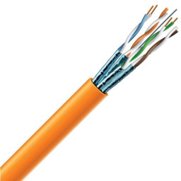 Кабель вита пара ЗЗКМ (S/FTP мідь внутрішній) Cat 6A 4x2x23 AWG LSZH (к) 305 м Кабель вита пара ЗЗКМ (S/FTP мідь внутрішній) Cat 6A 4x2x23 AWG LSZH (к) 305 м