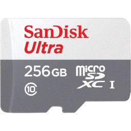 Модуль флеш-пам'яті SanDisk Ultra microSDXC 256GB 100MB/s Class 10 UHS-I Модуль флеш-пам'яті SanDisk Ultra microSDXC 256GB 100MB/s Class 10 UHS-I