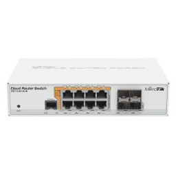 Комутатор 8 портів керований MikroTik CRS112-8P-4S-IN PoE Комутатор 8 портів керований MikroTik CRS112-8P-4S-IN PoE