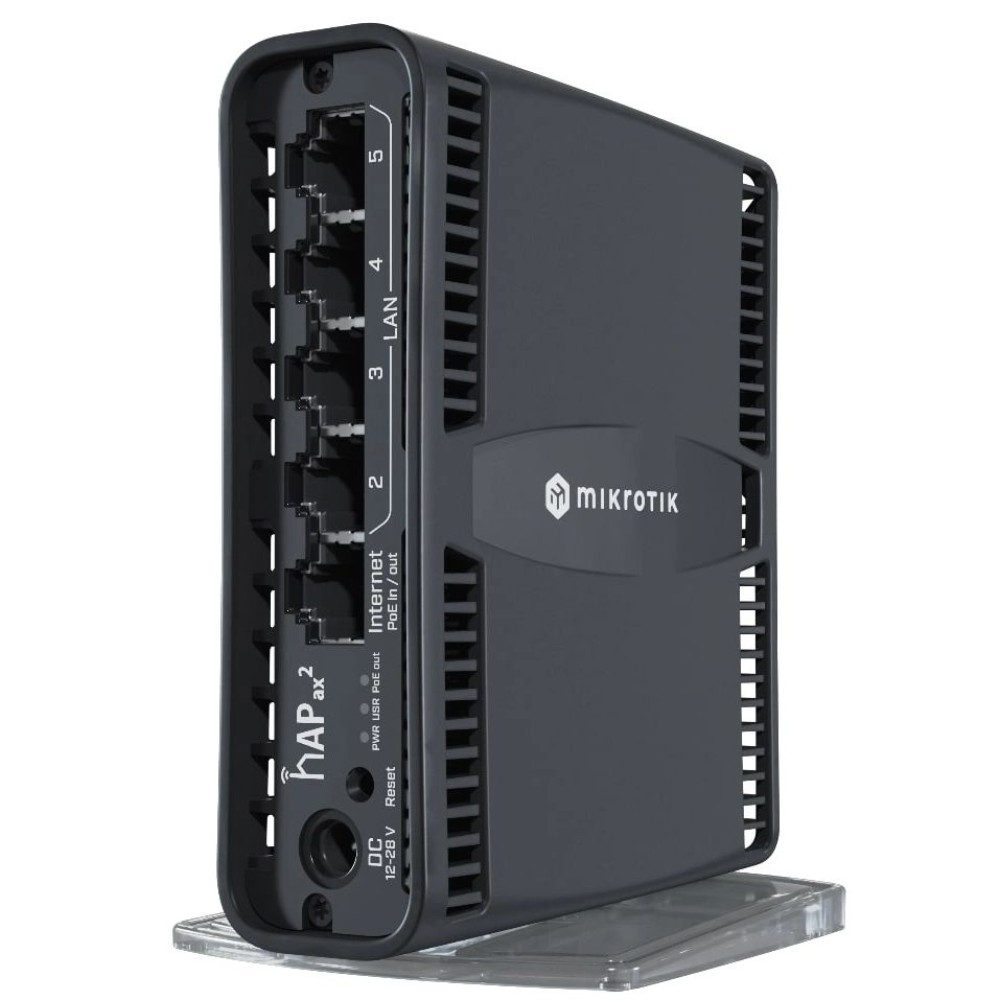 Wi-Fi роутер Mikrotik hAP ax² (C52iG-5HaxD2HaxD-TC) WiFi 6