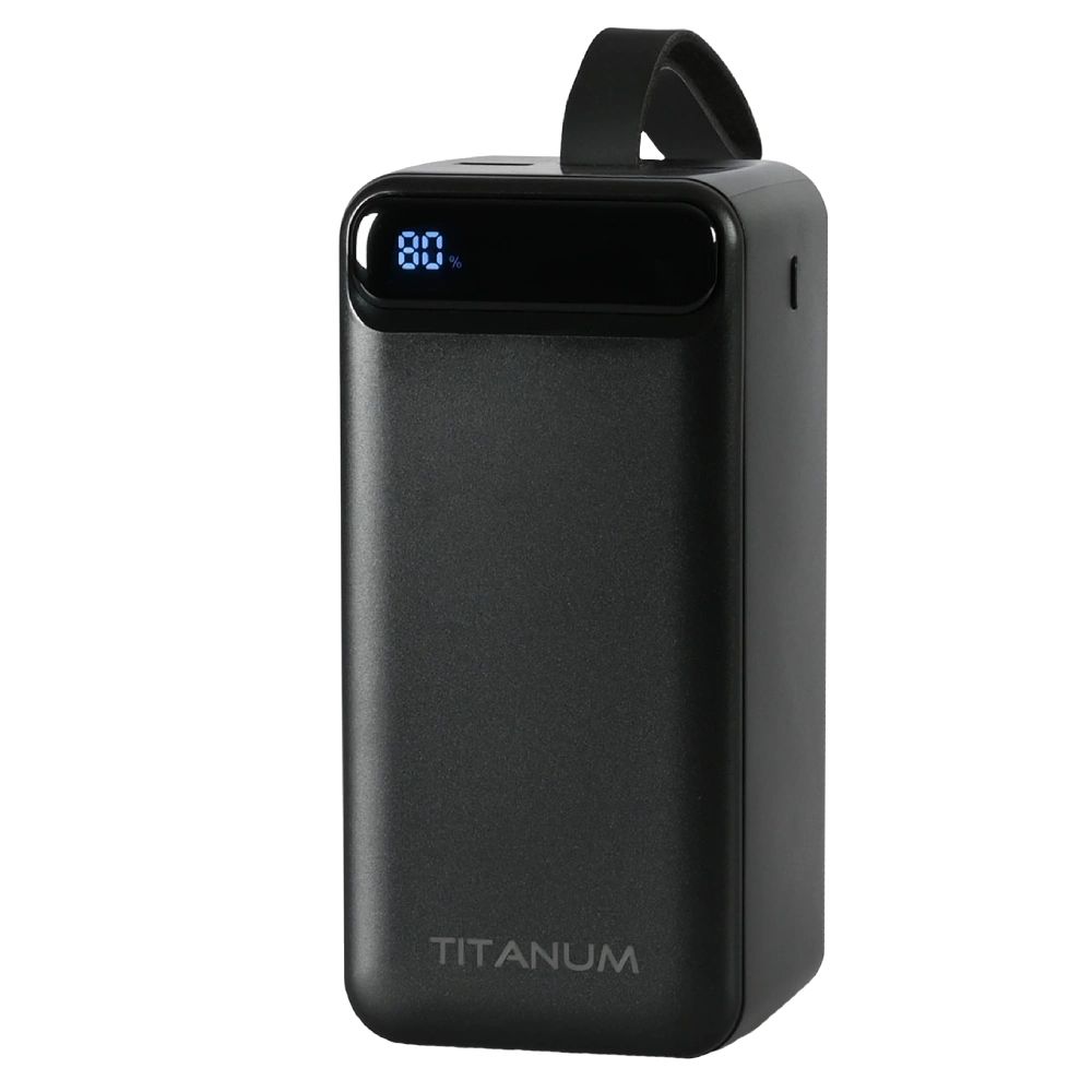 Повербанк TITANUM 741S 22.5W Black 50000mAh