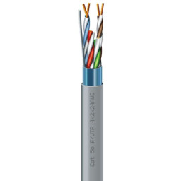 Кабель вита пара ЗЗКМ (FTP мідь внут) Cat. 5e F/UTP 4х2х24 AWG (7091000) бухта 305м. Кабель вита пара ЗЗКМ (FTP мідь внут) Cat. 5e F/UTP 4х2х24 AWG (7091000) бухта 305м.