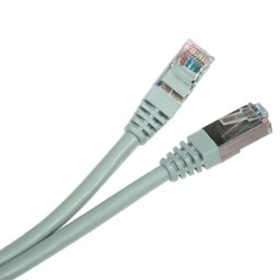 Патч-корд серый FTP, 1 м, кат. 5e Патч-корд серый FTP, 1 м, кат. 5e