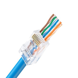 Конектор Kingda UTP RJ45 100 шт Конектор Kingda UTP RJ45 100 шт