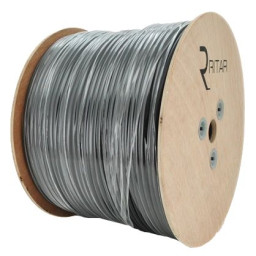Кабель коаксіальний з живленням 305 м RITAR B305-RG59CU + 2x0.5mm CU, 0,81 мм.CU, 64x0.12m CCA Кабель коаксіальний з живленням 305 м RITAR B305-RG59CU + 2x0.5mm CU, 0,81 мм.CU, 64x0.12m CCA