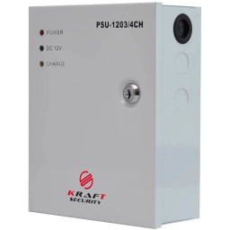 Блок безперебійного живлення Kraft PSU-1203/4CH Блок безперебійного живлення Kraft PSU-1203/4CH