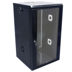 Шафа 19" 21U 600х600х1040мм акрилове скло, чорна