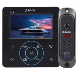 Комплект відеодомофона BCOM BD-480 Black Kit Комплект відеодомофона BCOM BD-480 Black Kit