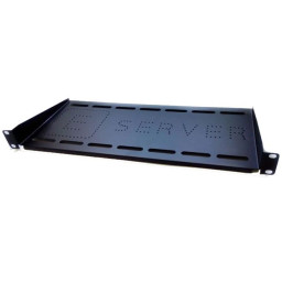 Консольна полиця чорна EServer 1U 19" 420х200 Консольна полиця чорна EServer 1U 19" 420х200