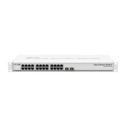 Комутатор 24 порти керований MikroTik CSS326-24G-2S+RM Комутатор 24 порти керований MikroTik CSS326-24G-2S+RM