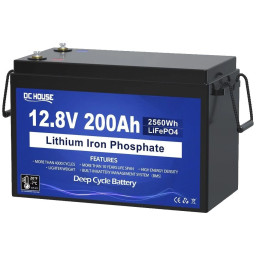 Акумуляторна батарея DСHOUSE 12.8V 200Ah (ECO-LFP12200) Акумуляторна батарея DСHOUSE 12.8V 200Ah (ECO-LFP12200)