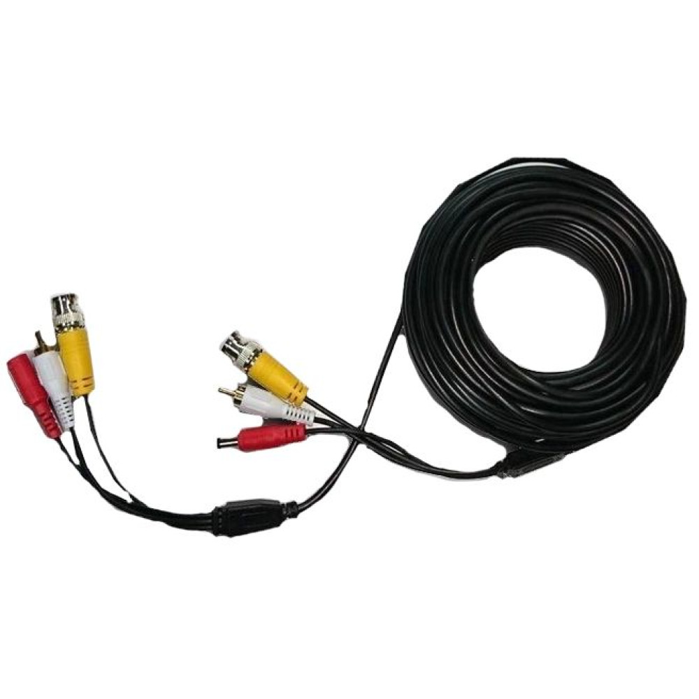 Патчкорд комбінований коаксіальний + живлення + звук 20м BNC + DC + AV Патчкорд комбінований коаксіальний + живлення + звук 20м BNC + DC + AV