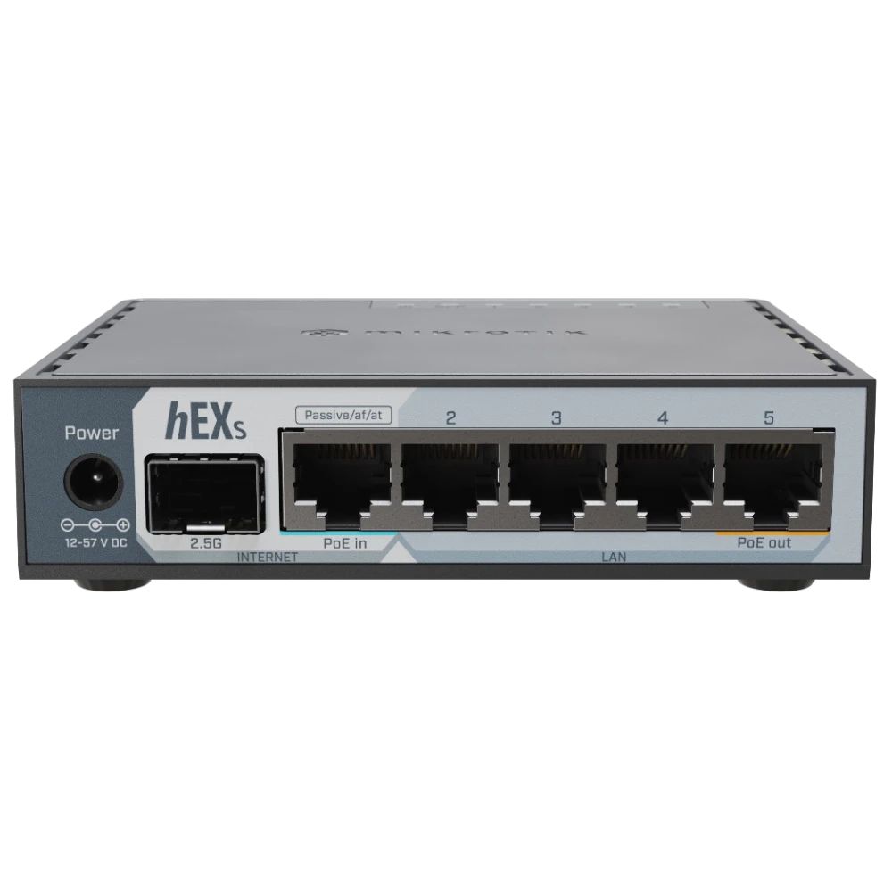 Маршрутизатор MikroTik hEX S (2025) (E60iUGS) Маршрутизатор MikroTik hEX S (2025) (E60iUGS)