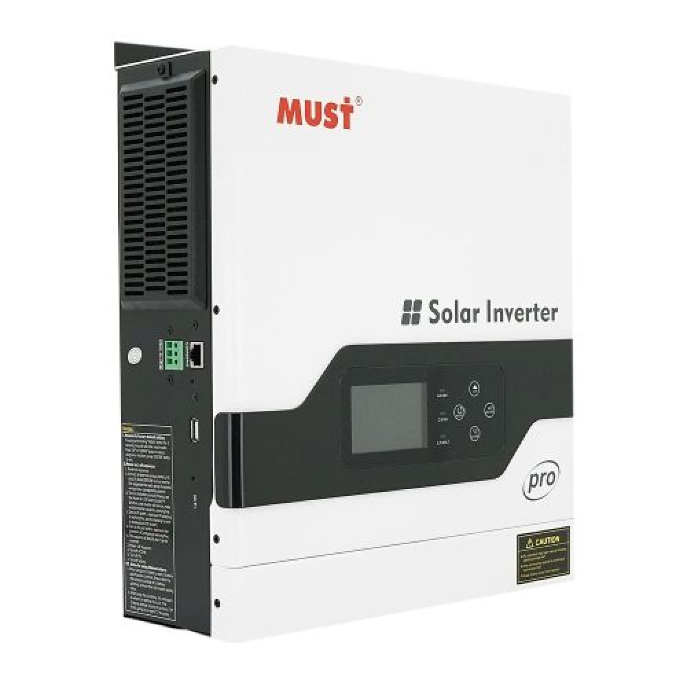 Інвертор MUST PV18-2012PRO 2000Вт 12В 80A однофазний чиста синусоїда Інвертор MUST PV18-2012PRO 2000Вт 12В 80A однофазний чиста синусоїда