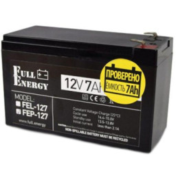 Свинцево-кислотна акумуляторна батарея Full Energy FEP-127 7А•г 12В Свинцево-кислотна акумуляторна батарея Full Energy FEP-127 7А•г 12В