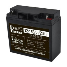 Свинцево-кислотна акумуляторна батарея Full Energy FEP-1218 18 А•г 12В Свинцево-кислотна акумуляторна батарея Full Energy FEP-1218 18 А•г 12В