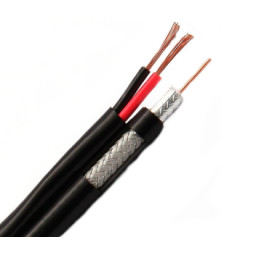 Кабель комбінований OK-NET бухта 305 м F5967BVcu+2*0,75 black Кабель комбінований OK-NET бухта 305 м F5967BVcu+2*0,75 black