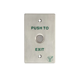 Контактна кнопка виходу Yli Electronic PBK-814D(LED) (метал) Контактна кнопка виходу Yli Electronic PBK-814D(LED) (метал)