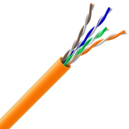Кабель вита пара ЗЗКМ (UTP мідь безгалогенний LSZH) Cat. 5e U/UTP LSZH 4х2х24 AWG (7091010) бухта 305м Кабель вита пара ЗЗКМ (UTP мідь безгалогенний LSZH) Cat. 5e U/UTP LSZH 4х2х24 AWG (7091010) бухта 305м