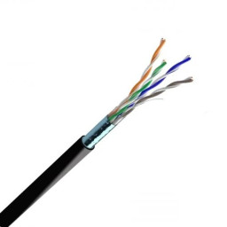 Кабель вита пара ЗЗКМ (FTP мідь вуличний) Cat. 5e F/UTP PE 4х2х24 AWG (70910021) бухта 500м. Кабель вита пара ЗЗКМ (FTP мідь вуличний) Cat. 5e F/UTP PE 4х2х24 AWG (70910021) бухта 500м.