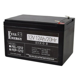 Свинцево-кислотна акумуляторна батарея Full Energy FEP-1212 12 А•г 12В Свинцево-кислотна акумуляторна батарея Full Energy FEP-1212 12 А•г 12В